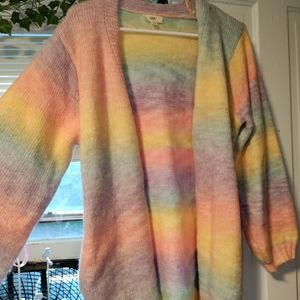 Rainbow cardigan